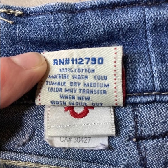 Great looking! True Religion, horseshoe blue jeans - Picture 9 of 11